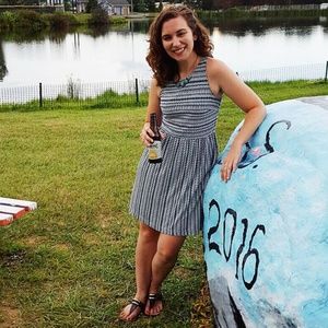 LOFT Sleeveless Printed Dress Size XS